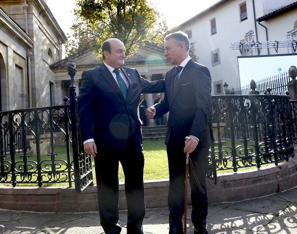 Iñigo Urkullu y Andoni Ortuzar