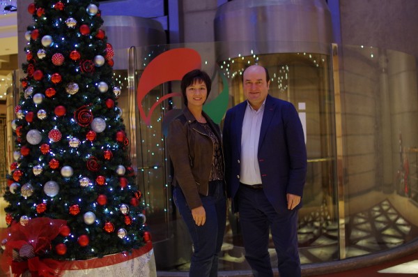 Encuentro entre Andoni Ortuzar y la eurodiputada bávara, Ulrike Müller