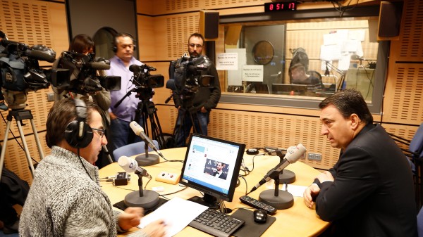 Aitor Esteban en Onda Vasca 
