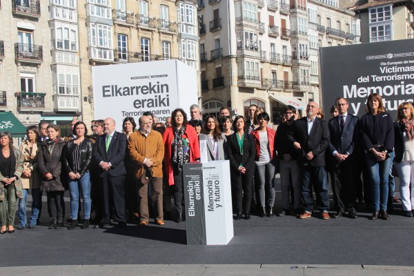 Concentración con motivo del Día Europeo de las Víctimas del Terrorismo