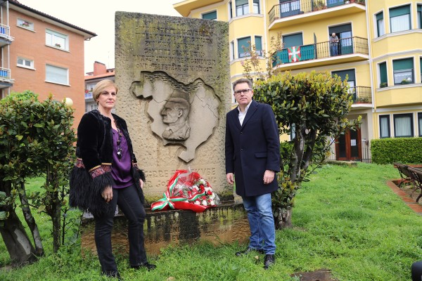 Homenaje al Lehendakari Agirre