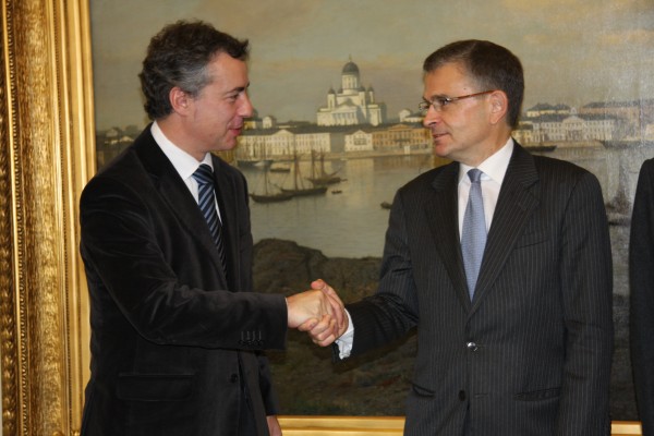 Iñigo Urkullu y Jussi Pajunene, Alcalde de Helsinki