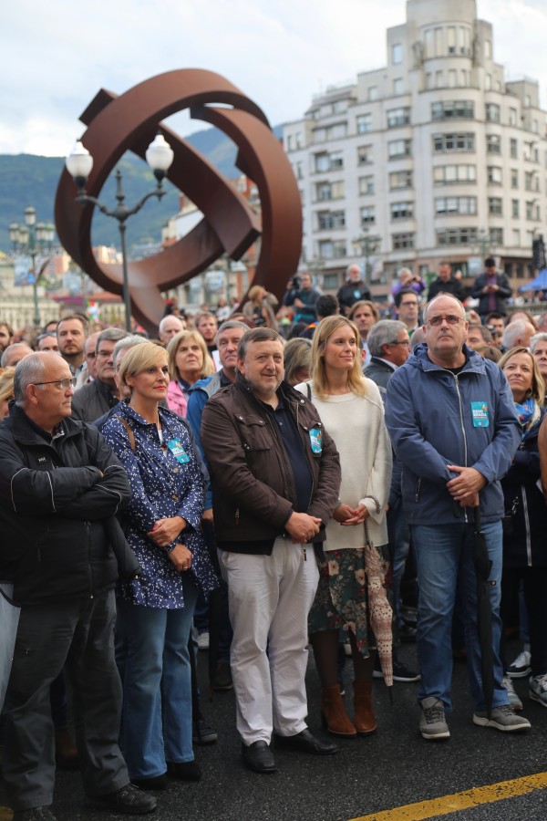 EAJ-PNV Gure Esku Dago-k Catalunyako erreferendumaren aldeko manifestaldian