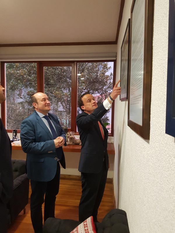 Andoni Ortuzar eta Mikel Arriola
