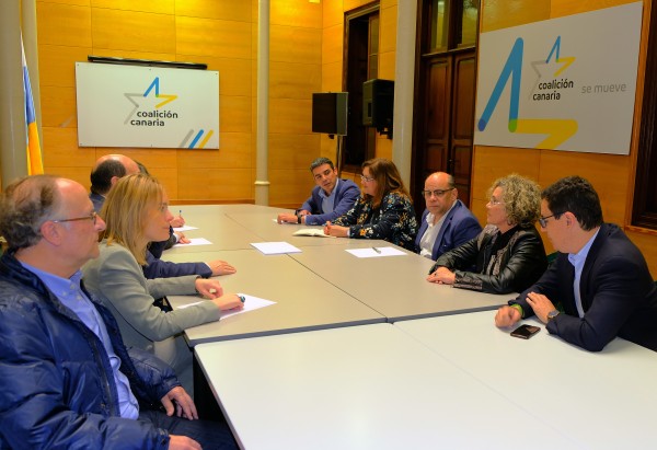 Reunión EAJ-PNV y CC en Las Palmas de Gran Canaria