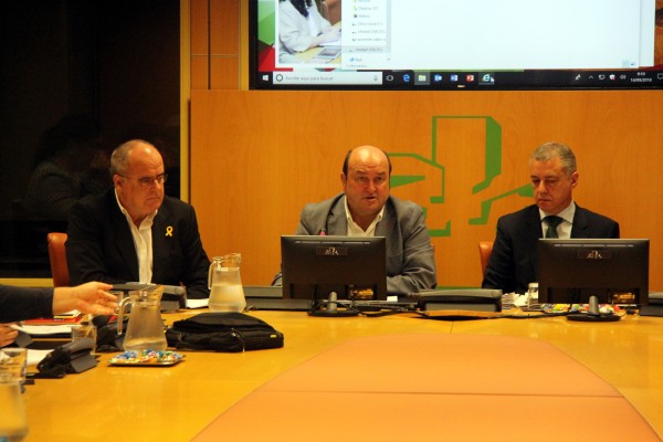 Andoni Ortuzar eta Iñigo Urkullu legebiltzar urteren hasiera billeran