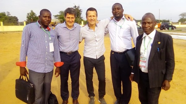 Mikel Burzako y Jokin Bildarratz con UNITA en Angola