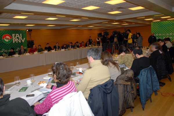 Un momento de la rueda de prensa 