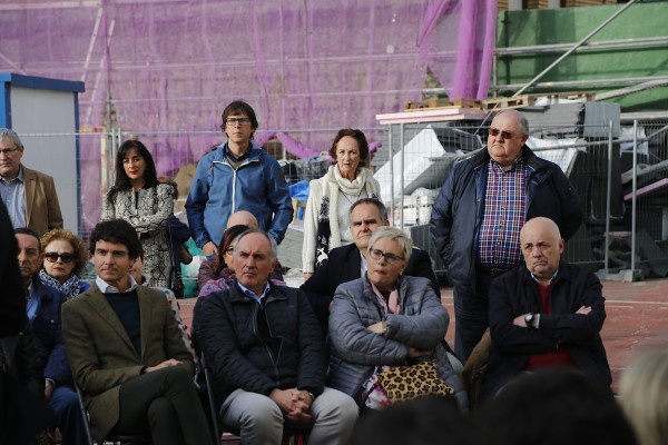 Presentación candidatura Getxo. Imanol Landa, Amaia Agirre, Itxaso Atutxa 