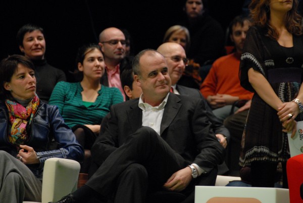 Joseba Egibar en un momento del acto 