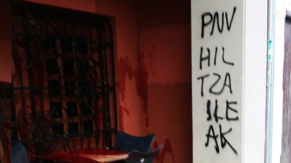 Pintadas en Batzokis Bizkaia 20200515