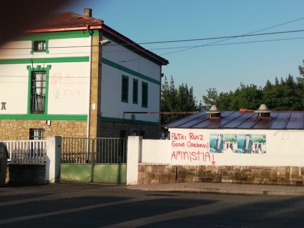 Pintadas en batzokis Bizkaia 20200526 Erandio Goikoa