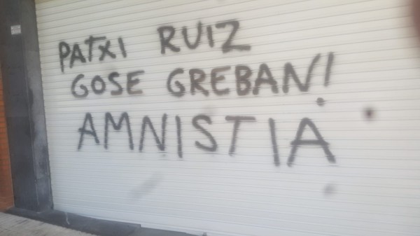 Pintadas en batzokis Bizkaia 20200526 Begoña