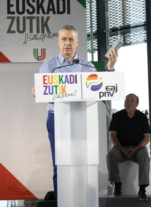 Mitin Tabakalera Donostia - Bakartxo Tejeria, Iñigo Urkullu, Andoni Ortuzar