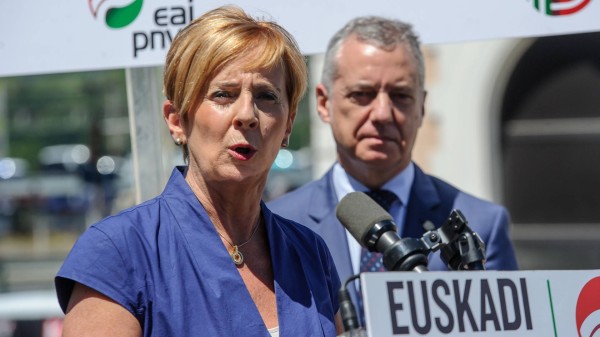 Acto Sectorial Eurorregion. Iñigo Urkullu, Arantxa Tapia.
