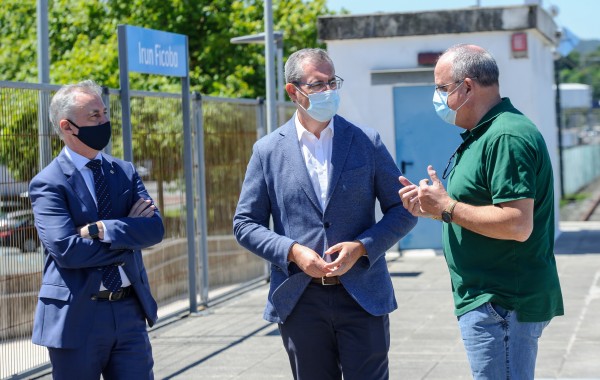 Acto Sectorial Eurorregion. Iñigo Urkullu, Arantxa Tapia.