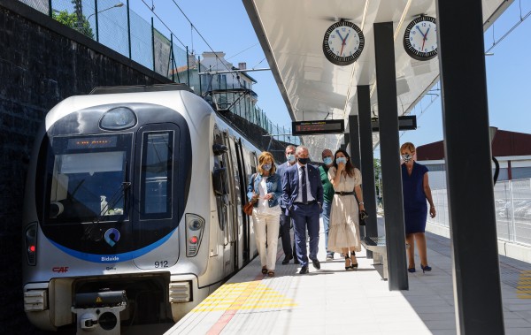 Eurorregioari buruzko ekitaldia. Iñigo Urkullu, Arantxa Tapia.