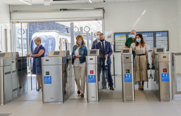 Eurorregioari buruzko ekitaldia. Iñigo Urkullu, Arantxa Tapia.