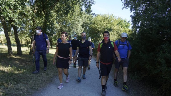Zaldiaran, Ernio eta Serantesera igoera. Iñigo Urkullu, Bakartxo Tejeria, Leixuri Arrizabalaga