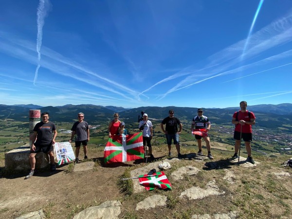 Subida a Zaldiaran, Ernio y Serantes Iñigo Urkullu, Bakartxo Tejeria, Leixuri Arrizabalaga