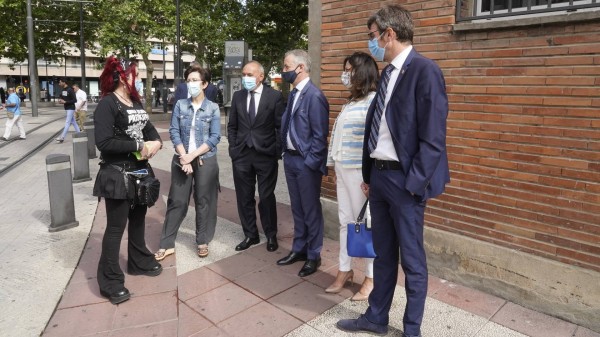 Iñigo Urkullu, Estefanía Beltran de Heredia, Beatriz Artolazabal, Ramiro González y Gorka Urtaran