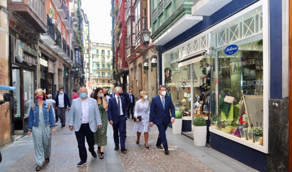 Merkataritzari buruzko ekitaldi sektoriala. Iñigo Urkullu