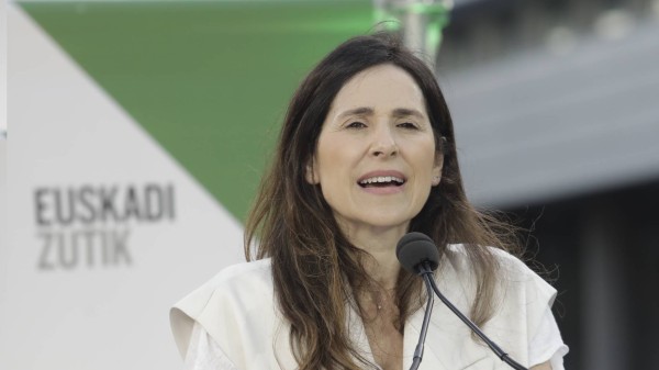 Mitin Donostia. Bakartxo Tejeria, Iñigo Urkullu, Andoni Ortuzar	