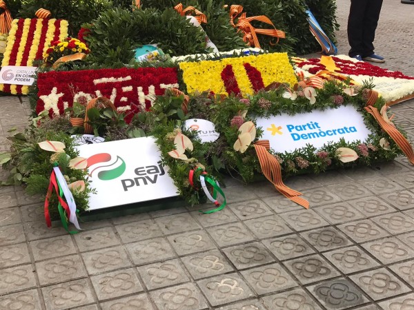 Mikel Legarda representa a EAJ PNV en la Diada 2020