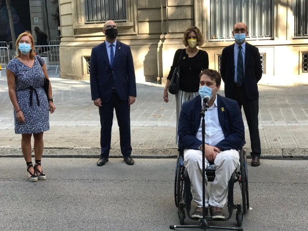 Mikel Legarda representa a EAJ PNV en la Diada 2020