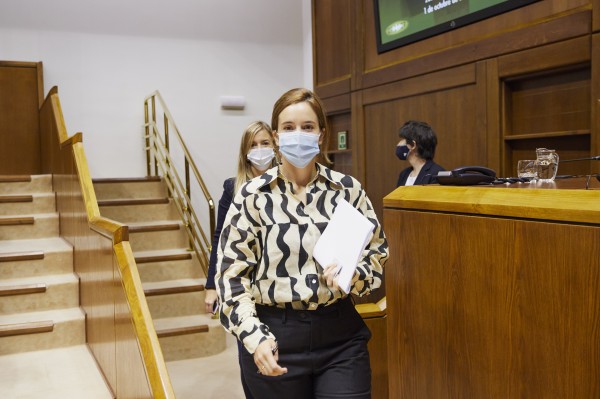 Pleno Ordinario en el Parlamento Vasco (01-10-2020)