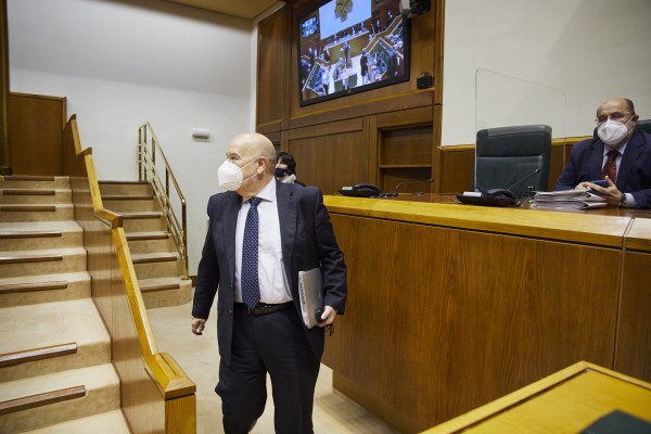 Pleno Ordinario en el Parlamento Vasco (12-11-2020)