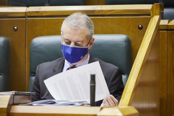 Pleno Ordinario en el Parlamento Vasco (12-11-2020)