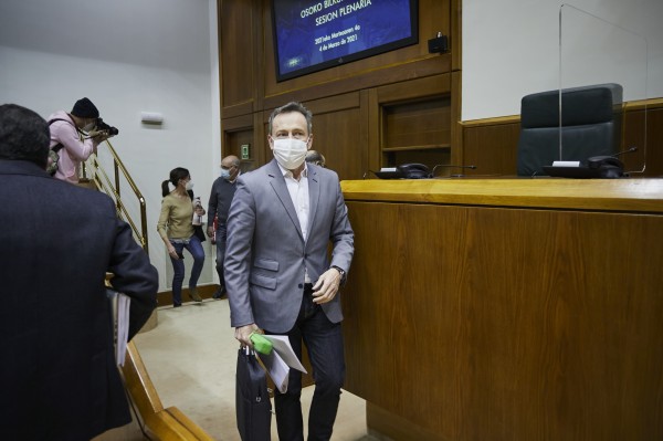 Pleno Ordinario en el Parlamento Vasco (04-03-2021) 