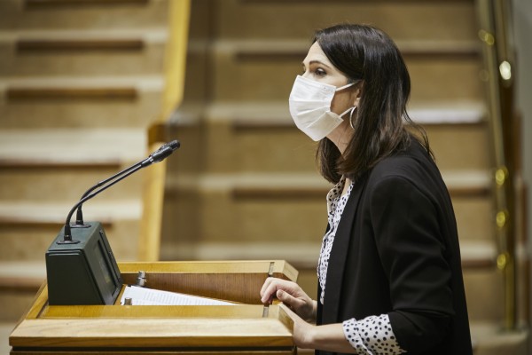Pleno Ordinario en el Parlamento Vasco (25-03-2021) 