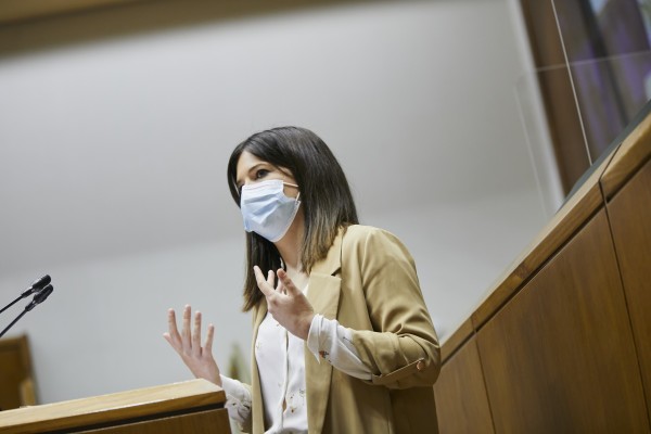 Pleno Ordinario en el Parlamento Vasco (15-04-2021) 