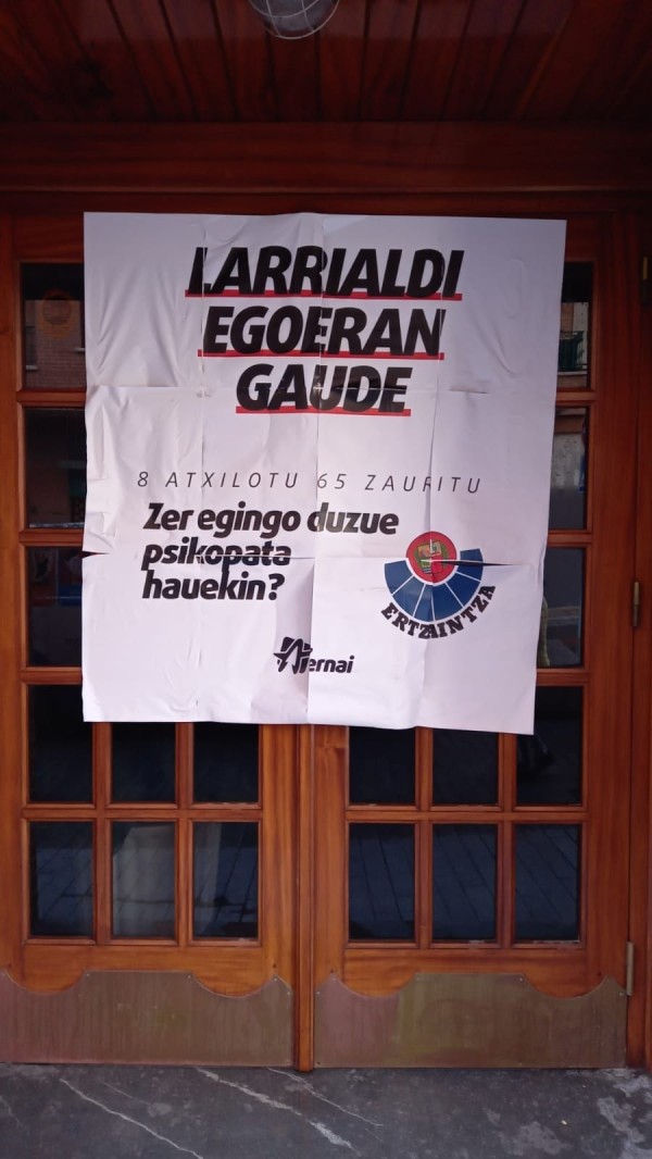 Pintadas en Batzoki de Gasteiz Erdialde y Amurrio