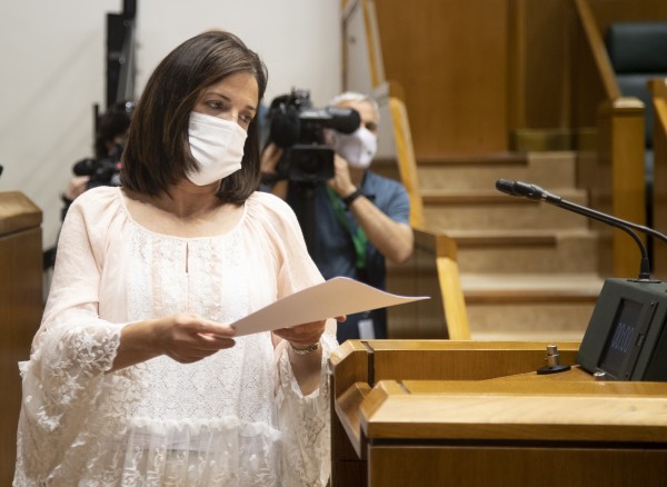 Pleno Ordinario en el Parlamento Vasco (10-06-2021) 
