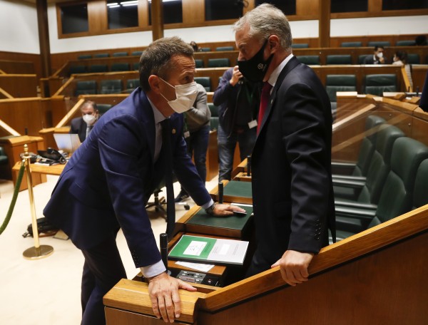 Pleno Ordinario en el Parlamento Vasco (23-09-2021)