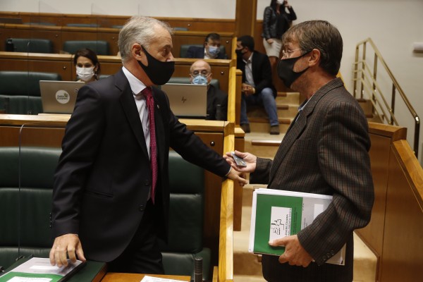 Pleno Ordinario en el Parlamento Vasco (23-09-2021)