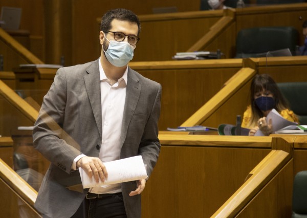 Pleno Ordinario en el Parlamento Vasco (23-09-2021)