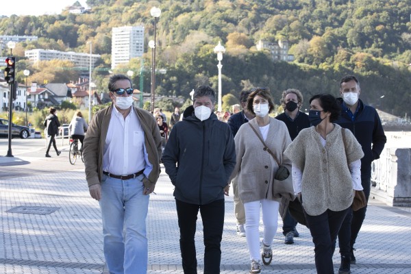 EAJ-PNV en la manifestación por el fin de la excepcionalidad