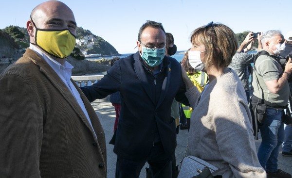 EAJ PNV salbuespeneko espetxe-politikaren amaiera erreklamatzeko Donostian deitu duen manifestaldian