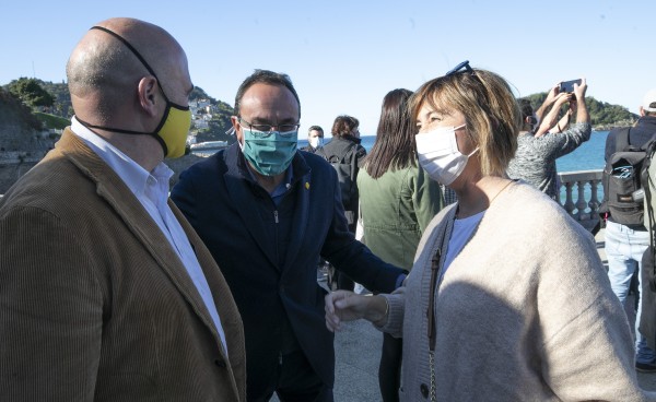 EAJ PNV salbuespeneko espetxe-politikaren amaiera erreklamatzeko Donostian deitu duen manifestaldian