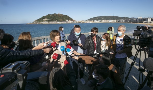 EAJ PNV salbuespeneko espetxe-politikaren amaiera erreklamatzeko Donostian deitu duen manifestaldian