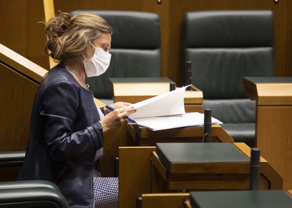 Pleno Ordinario en el Parlamento Vasco (28-10-2021)