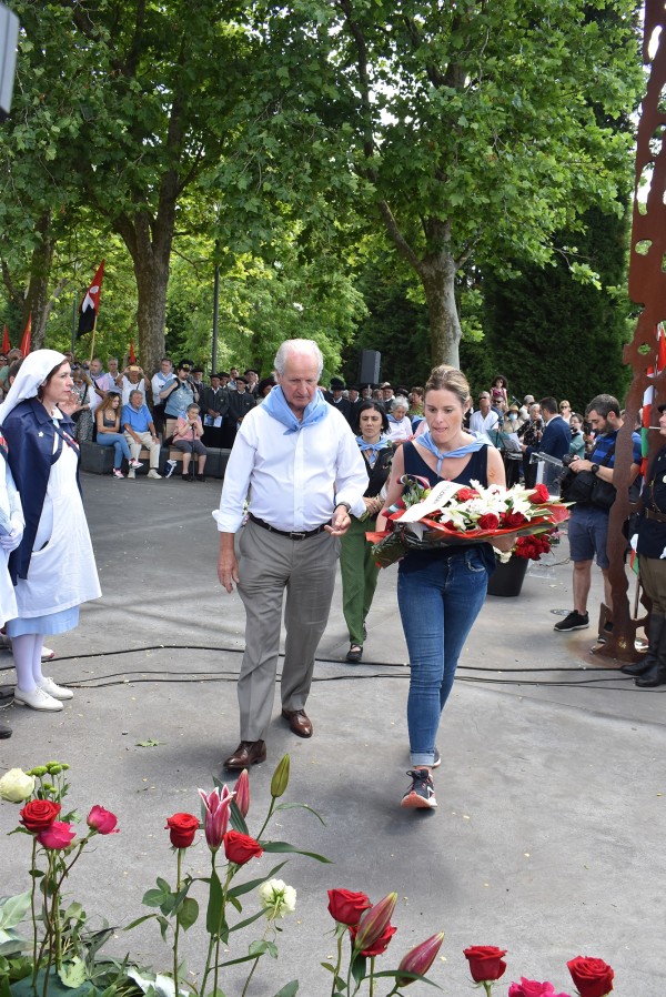 Homenaje a gudaris y milicianos 85 aniversario de la defensa de Bilbao