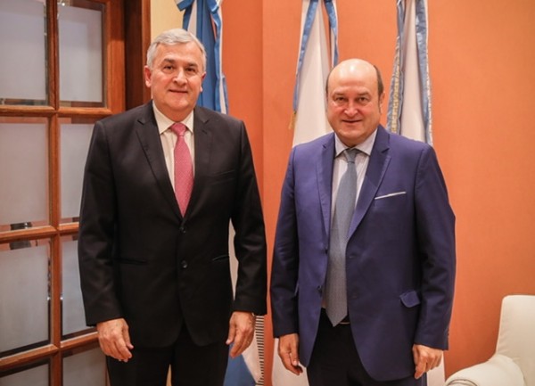 Andoni Ortuzar eta Gerardo Morales, Unión Cívica Radical alderdiko lider eta Jujuyko gobernadorea