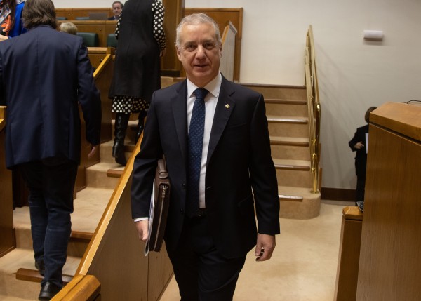 Pleno sobre presupuestos en el Parlamento Vasco (09-12-2022)