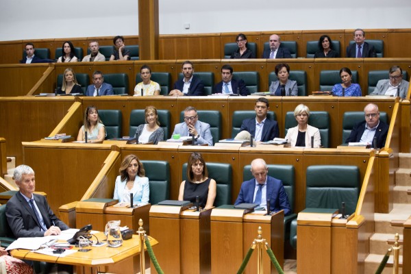 Pleno de Política general en el Parlamento Vasco (14-09-2023)
