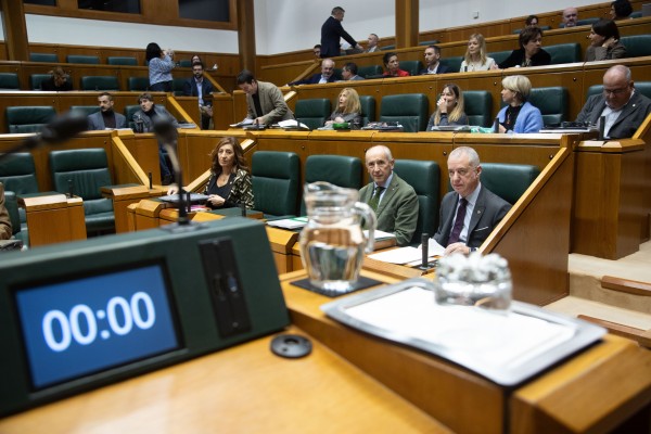 Pleno Ordinario en el Parlamento Vasco (30-11-2023)
